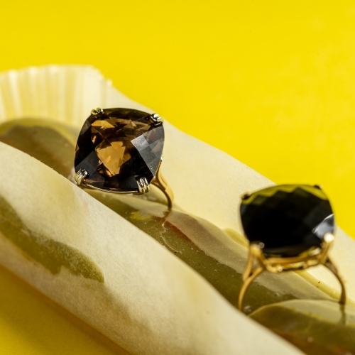 Gold Dolce Vita ring with onyx - 4