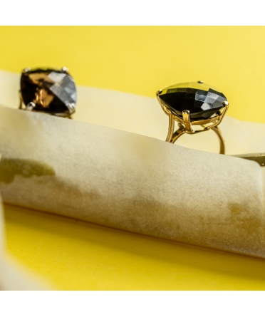 Gold Dolce Vita ring with onyx - 6