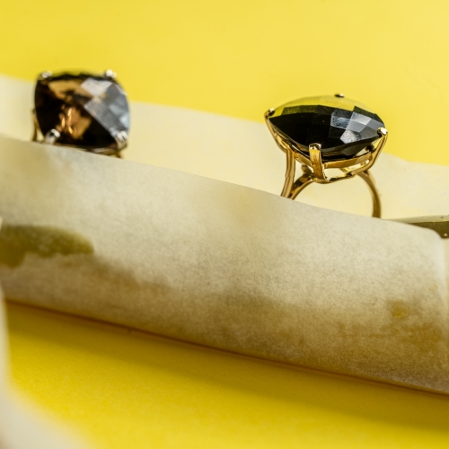 Gold Dolce Vita ring with onyx - 6