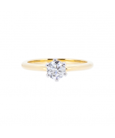 0,50 ct Diamond engagement ring - 1