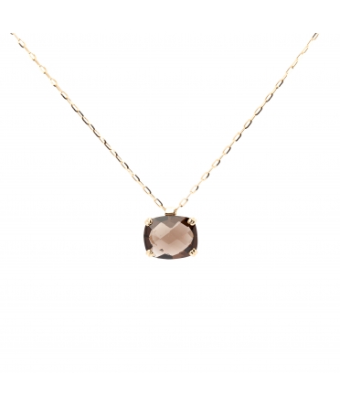 Gold Dolce Vita necklace with black onyx - 1