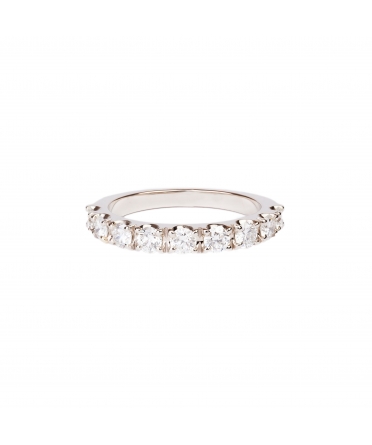 Gold Eternity Band with 3 mm diamonds - 1