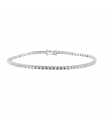 Diamond tennis bracelet - 1